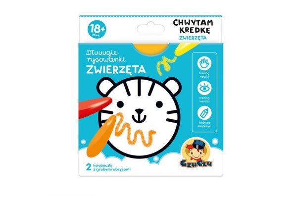 CzuCzu CzuCzu Dłuuugie rysowanki Zwierzęta 18m+ 01034