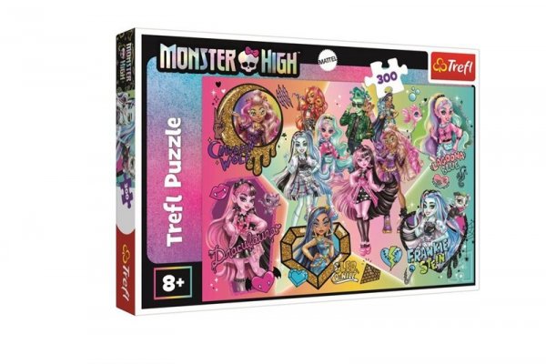 TREFL PUZZLE 300 Zombie górą!/Mattel, Monster High 23027