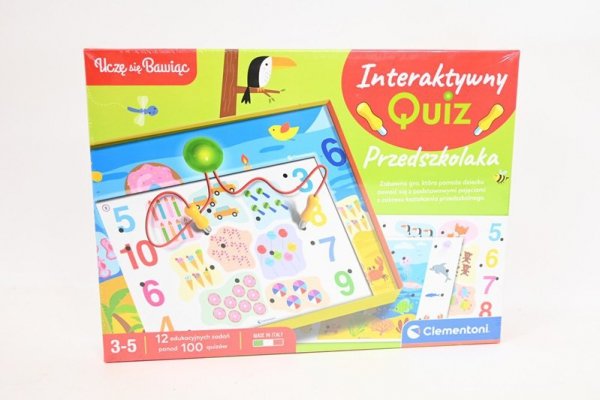CLEMENTONI - ZABAWKI CLE Interaktywny quiz 50940