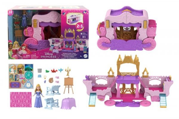 MATTEL DISNEY Karoca-Zamek 2w1 zestaw HWX17 /2
