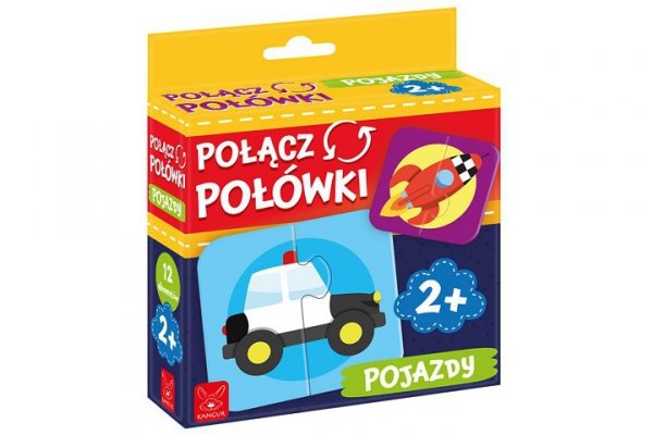 KANGUR - GRY Połącz połówki Pojazdy 41312