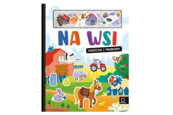 AKSJOMAT Książeczka z magnesami Na wsi 38818