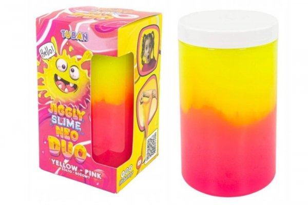 TUBAN TUBAN JigglySlime neoduo żół-róż 430g TU3811 38113