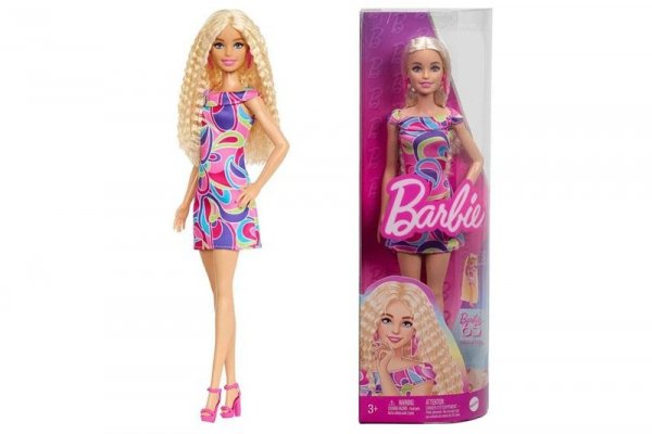 MATTEL Barbie lalka Fashionistas w sukience HRH20 /6