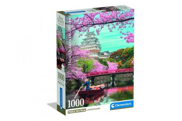 CLEMENTONI - PUZZLE CLE puzzle 1000 Compact HimejiCastleInSpring 39982