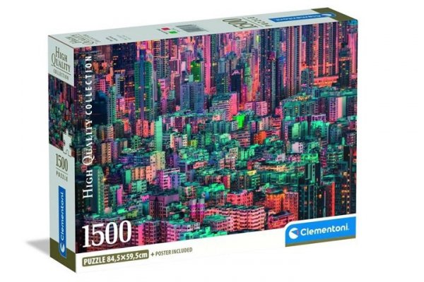 CLEMENTONI - PUZZLE CLE puzzle 1500 Compact The Hive, Hong Kong 31732