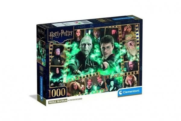 CLEMENTONI - PUZZLE CLE puzzle 1000 Compact HarryPotter 37048