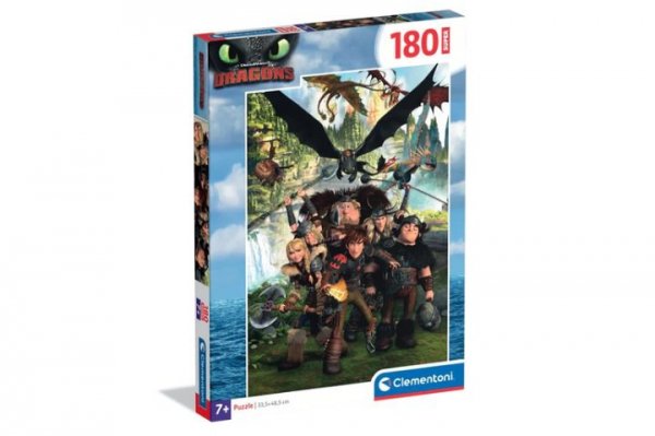 CLEMENTONI - PUZZLE CLE puzzle 180 SuperKolor HowToTrainYourDrag.29793