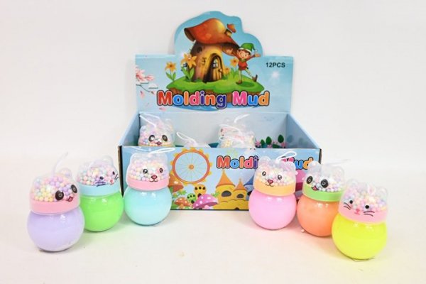 BIGTOYS Slime miś z kulkami 12szt/opak BPLA5888 45888