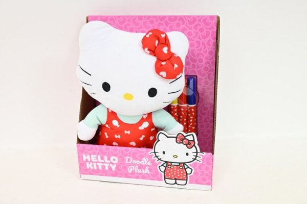 BRANDED TOYS HELLO KITTY 25cm do malowania/czerw 65569