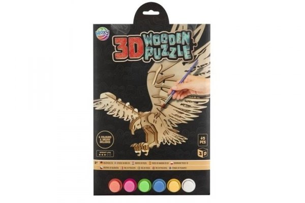 OMEGA TOYS Drewniane puzzle 3D Orzeł 11704