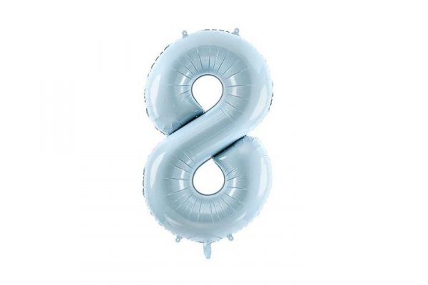 PARTYDECO Balon fol.Cyfra 8 72cm j.nieb.34860