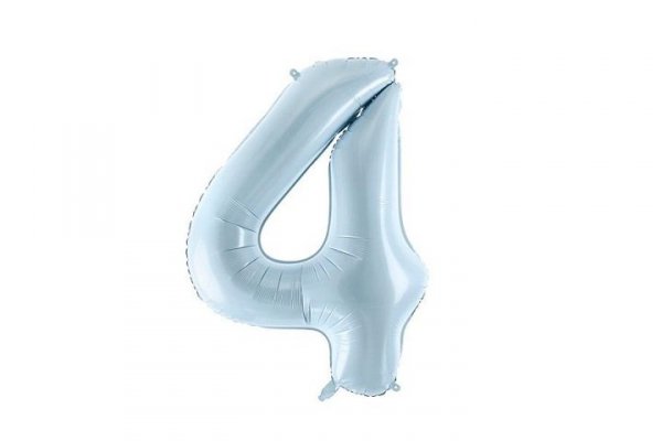 PARTYDECO Balon fol.Cyfra 4 72cm j.nieb.34709