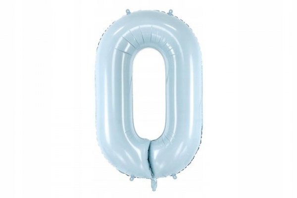 PARTYDECO Balon fol.Cyfra 0 72cm j.nieb.34549
