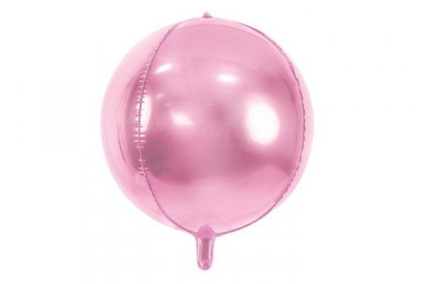 PARTYDECO Balon fol.Kula 40cm j.róż 88480