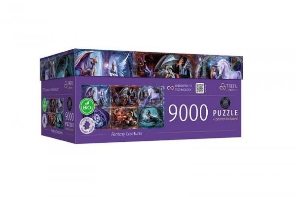 TREFL PUZZLE 9000 UFT Fantasy Creatures 81034