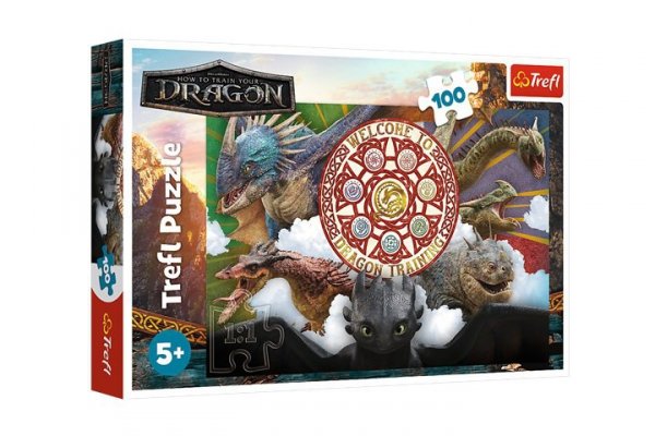 TREFL PUZZLE 100 Smoki w akcji Dragon 16524