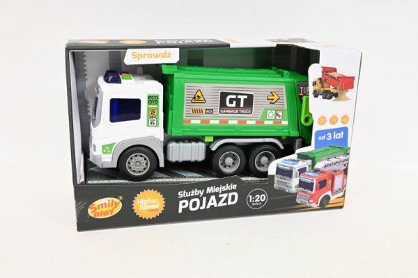 ANEK - SMILY PLAY Służby miejskie Śmieciarka SmilyPlay SP85157 51576