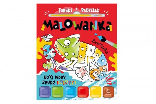 AKSJOMAT Farbki i pędzelek Malowanka Użyj wody ... 40577