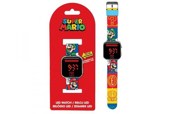 KIDS EUROSWAN HISZPANIA MARIO zegarek cyfrowy LED SM4236 77640