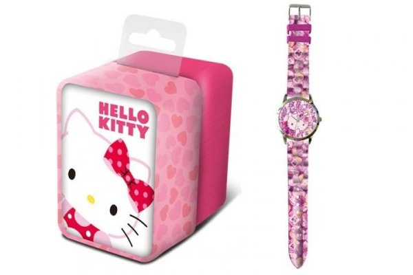 KIDS EUROSWAN HISZPANIA Hello Kitty zegarek z paskiem HK50027 31932