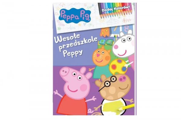 MEDIA SERVICE ZAWADA Świnka Peppa Dodaj kolorów 9 29655