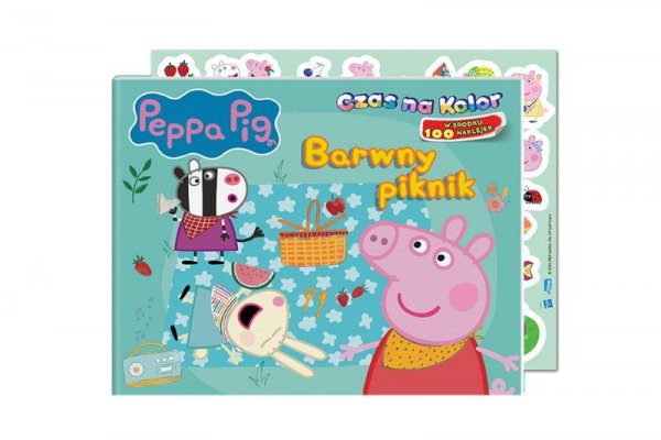 MEDIA SERVICE ZAWADA Świnka Peppa Czas na kolor Barwny piknik 27286