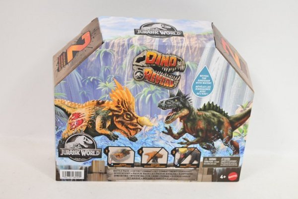 MATTEL JURASSIC WORLD Dino Reveal Battle pack JDC59 JDC61