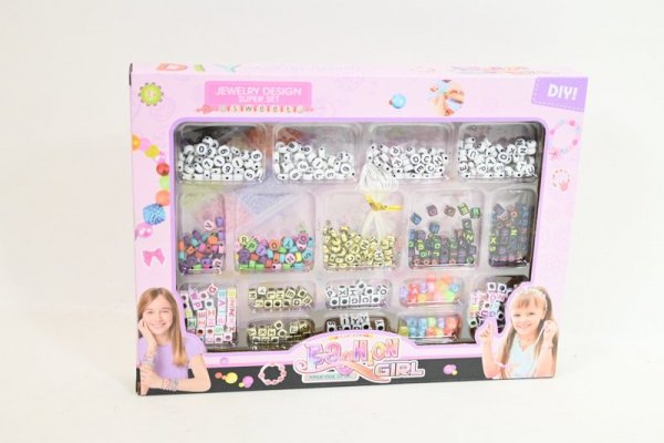 BIGTOYS Koraliki literki BZP3881 73881
