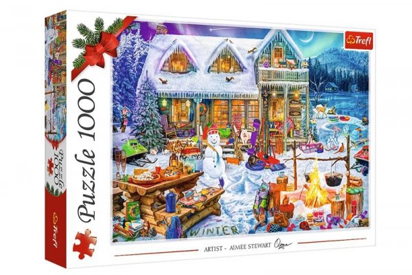 TREFL PUZZLE 1000 XMAS Zimowy czas 10948