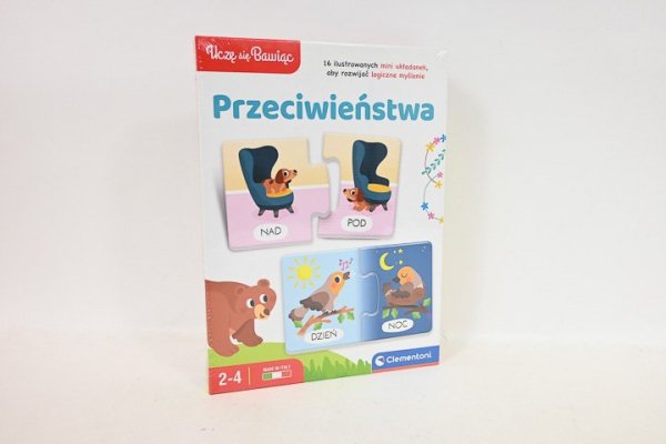 CLEMENTONI - ZABAWKI CLE Uczę się bawiąc! Gra eduk.Przeciwieństwa 50272