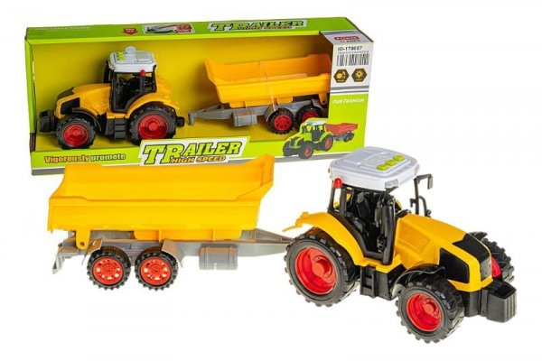 ADAR Traktor św/dźw z przyczepą 40651