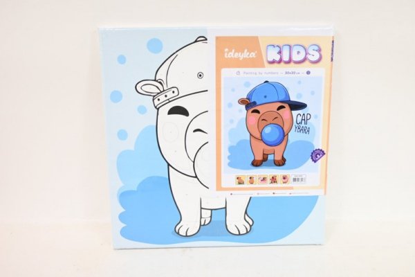 ART ACTIVE Malow.po numer.30x30 Kapibara i guma 80177