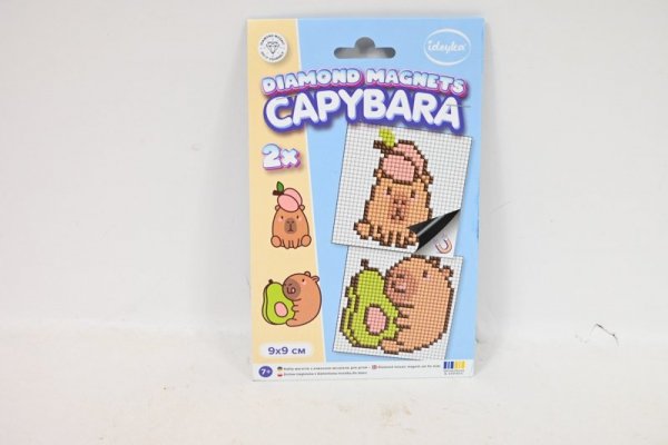 ART ACTIVE Diamentowa mozaika 9x9 Kapibara i owoce 76385