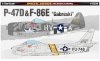ACADEMY P-47 & F-86E GABRESKI 12530 SKALA 1:72