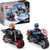 LEGO SUPER HEROES MARVEL MOTOCYKLE CZARNEJ WDOWY I KAPITANA AMERYKI 76260 6+