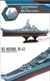 ACADEMY BB-63 USS MISSOURI 14401 SKALA 1:400