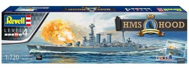 REVELL ZESTAW UPOMINKOWY 100 LAT HMS HOOD 05693 SKALA 1:720