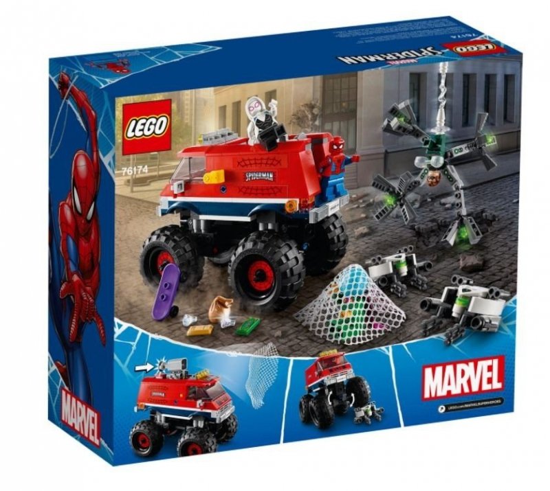 LEGO SUPER HEROES MONSTER TRUCK SPIDER-MANA VS. MYSTERIO 76174 8+