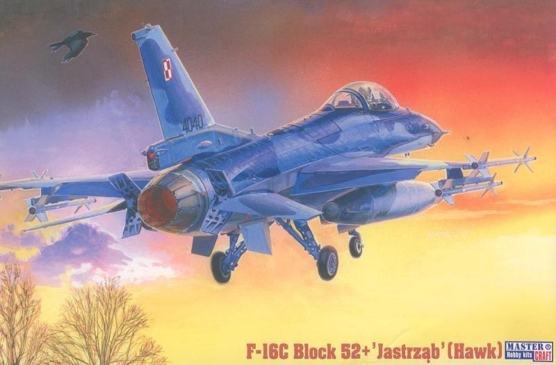MISTERCRAFT F-16C BLOCK 50 JASTRZĄB HAWK D-116 SKALA 1:72