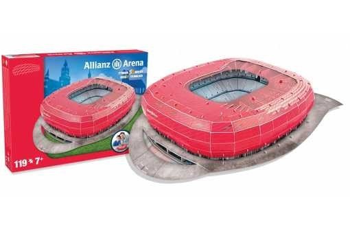 Puzzle 3D stadion Allianz Red