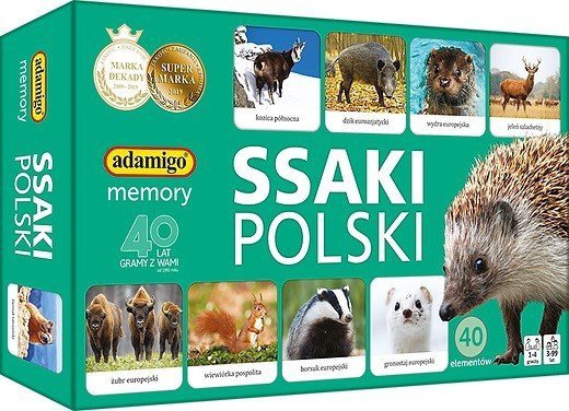 ADAMIGO GRA SSAKI POLSKI - MEMORY MINI 5+