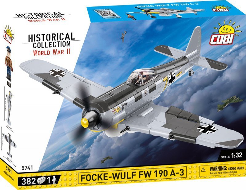 COBI HISTORICAL COLLECTION WWII FOCKE-WULF FW 190-A3 382EL. 5741 7+