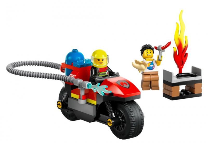 LEGO CITY STRAŻACKI MOTOCYKL RATUNKOWY 60410 4+