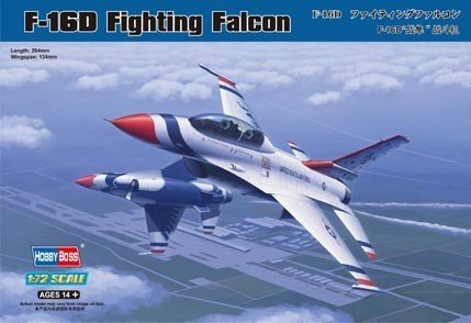 HOBBY BOSS F-16D FIGHTING FALCON 80275 SKALA 1:72