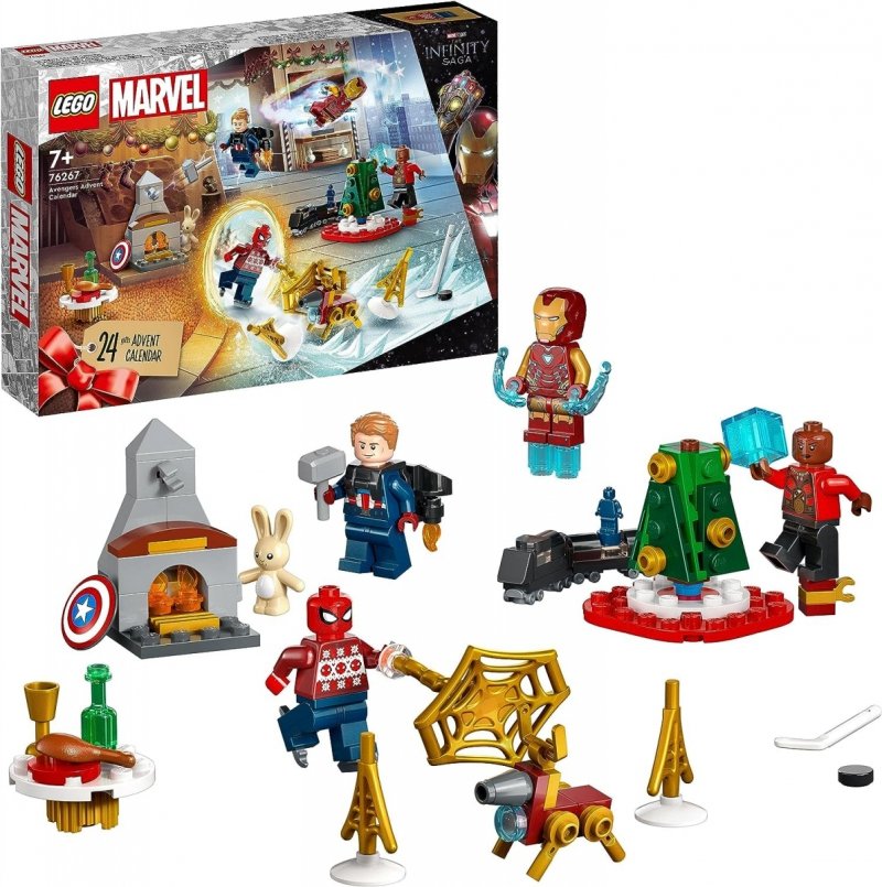 LEGO SUPER HEROES KALENDARZ ADWENTOWY MARVEL AVENGERS 2023 76267 7+