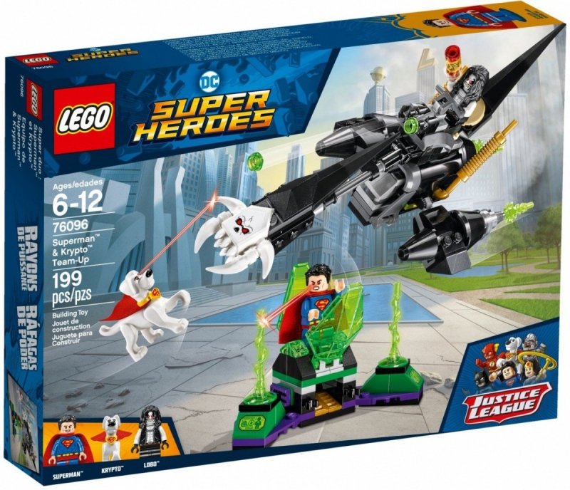 LEGO SUPER HEROES SUPERMAN I KRYPTO ŁĄCZĄ SIŁY 76096 6+