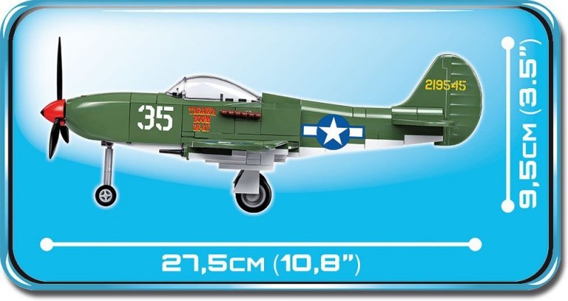 COBI KLOCKI BELL P-39 AIRACOBRA 5540 6+