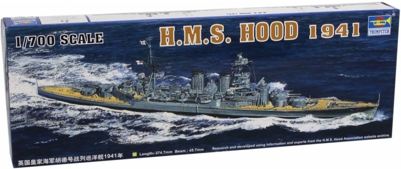 TRUMPETER HMS HOOD 1941 05740 SKALA 1:700