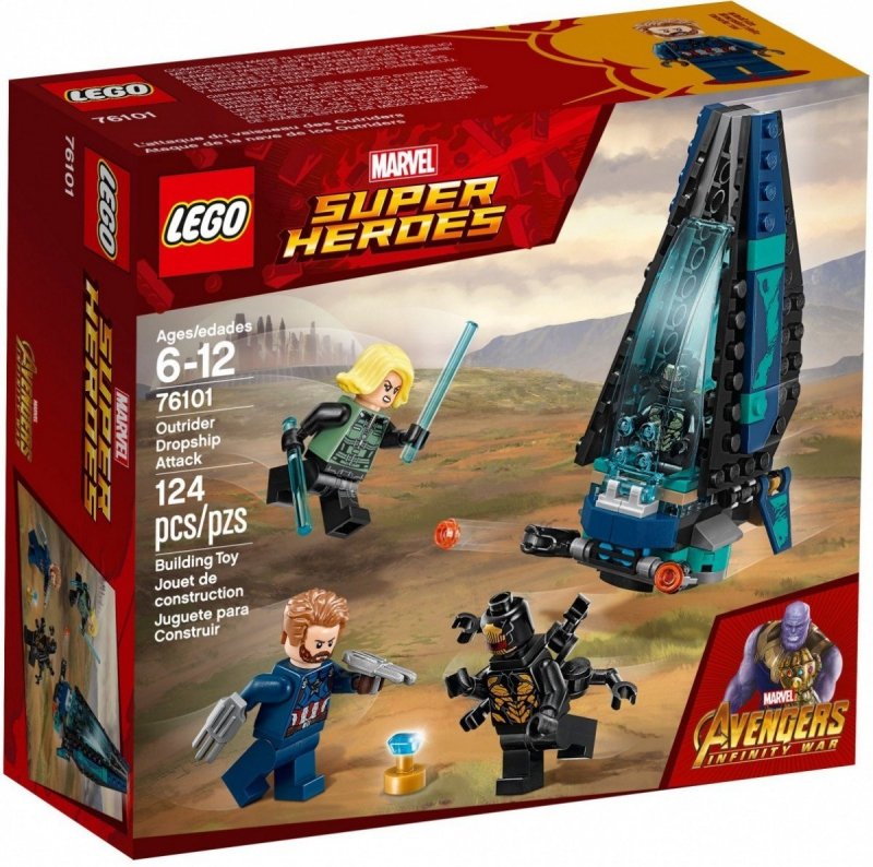 LEGO SUPER HEROES ATAK STATKU OUTRIDERÓW 76101 6+
